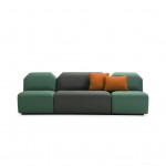 mitab cumulus - Cumulus is een bank/zitsysteem wat door middel van verschillende zitelementen tot een geheel andere bank. U kunt zo eindeloos blijven combineren.