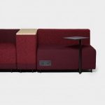 Orbit Bijzettafel Vast aan bank